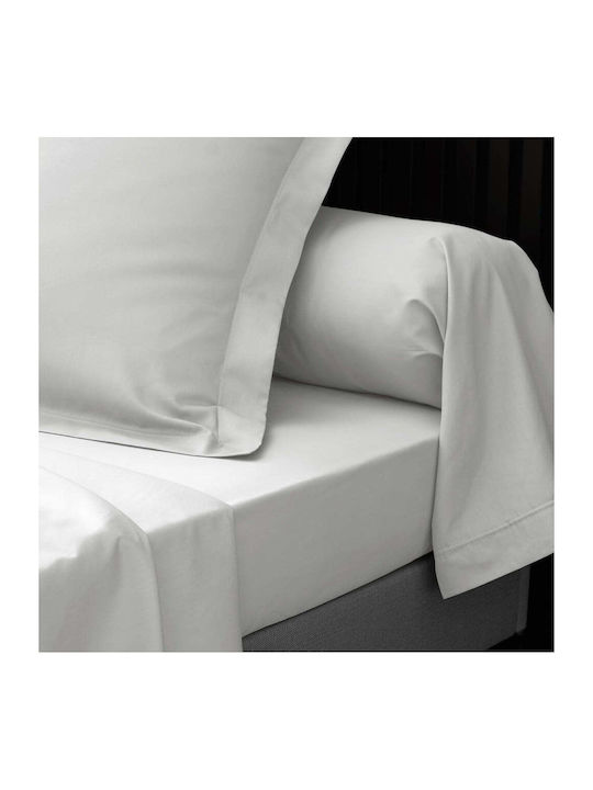 Douceur d'Intérieur Σεντόνι Μονό με Λάστιχο 90x190εκ. White