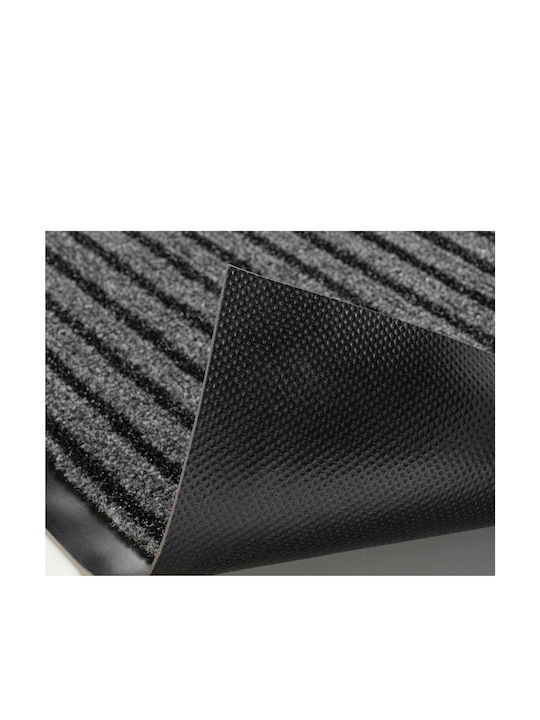 Douceur d'Intérieur Entrance Mat Anti-slip Gray 120x80cm Thickness 10mm