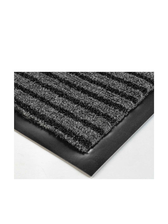 Douceur d'Intérieur Entrance Mat Anti-slip Gray 120x80cm Thickness 10mm