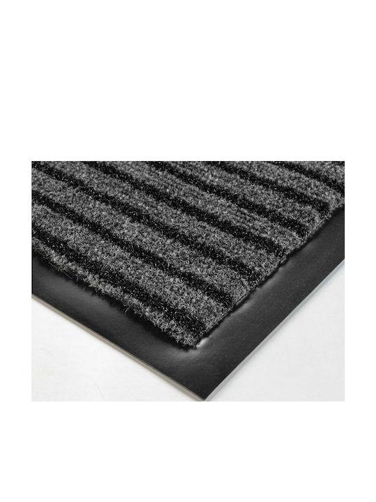 Douceur d'Intérieur Entrance Mat Anti-slip Gray 80x50cm Thickness 10mm