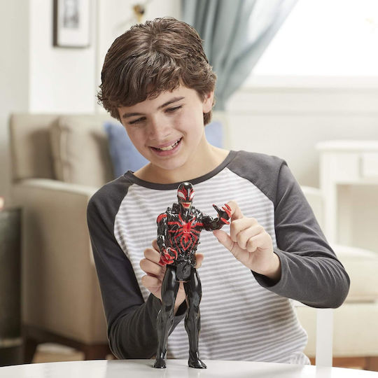 Action Figure Spiderman Titan Hero Miles Morales Marvel Avengers Superman for 4+ Years 30cm.