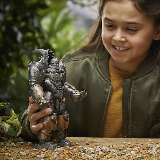 Action Figure Rise of The Beasts - Smash Changers Rhinox Transformers for 6+ years old Years
