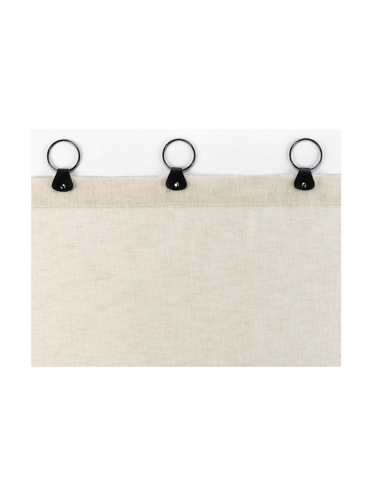 Douceur d'Intérieur Curtain with Grommet Beige 140x240cm