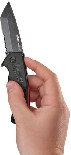 Milwaukee Hardline Serrated Σουγιάς Μαύρος