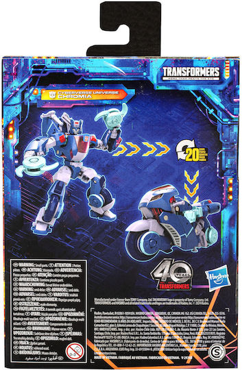 Action-Figur Transformers: Generations Legacy United Deluxe Class - Cyberverse Universe Chromia Transformatoren 14cm.