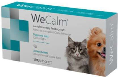 Wepharm WeCalm Πολυβιταμίνες Σκύλου σε Δισκία 30 tabs για Διαχείριση Άγχους & Στρες