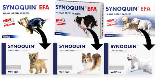 Vet Plus Synoquin Πολυβιταμίνες Σκύλου σε Δισκία 30 tabs για Αρθρώσεις