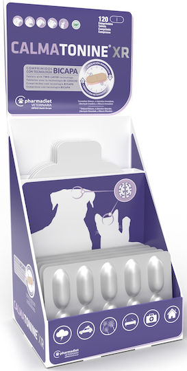 Pharmadiet Calmatonine Dietary Supplement for Dogs in Tablets 10 tabs for Anxiety & Stress Management