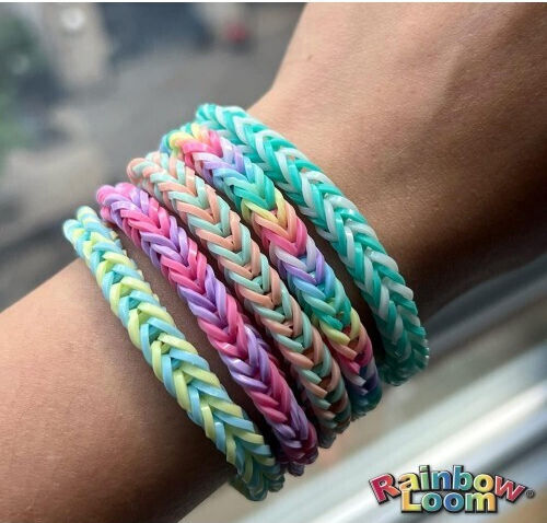 Кутия за съкровища в пастелни цветове Rainbow Loom B0336