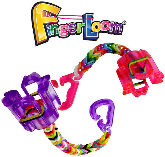 Rainbow Loom Λαστιχάκια Finger L4 Μωβ για Παιδιά 3+ Ετών