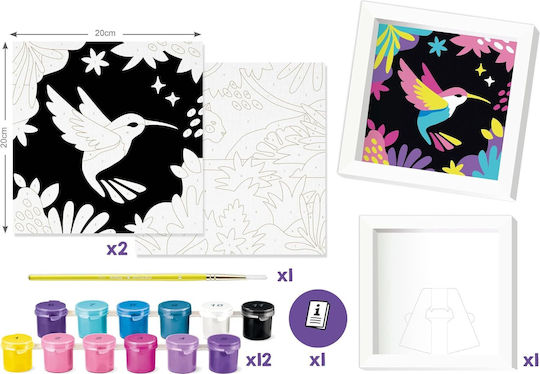 Maped Ζωγραφική Creative με Αριθμούς Λεοπάρδαλη Και Κολιμπρί για Παιδιά 7+ Ετών