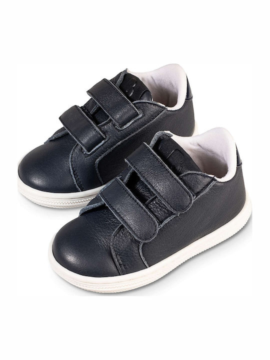 Babywalker Βαπτιστικά Δερμάτινα Sneakers Μπλε