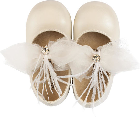 Babywalker Christening Pumps Ivory