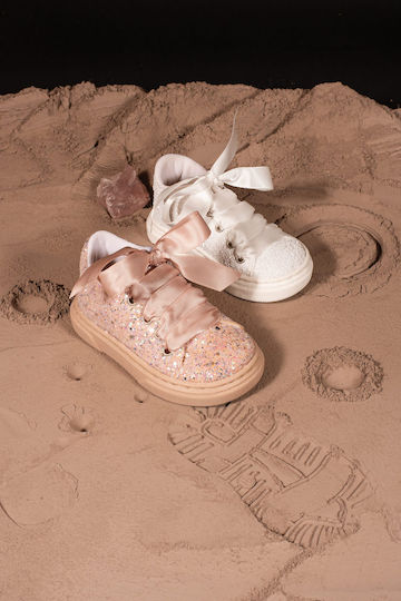 Babywalker White Baptism Fabric Sneakers