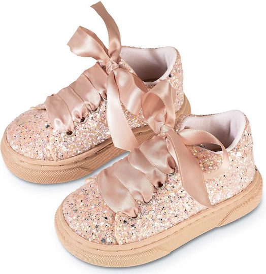 Babywalker White Baptism Fabric Sneakers