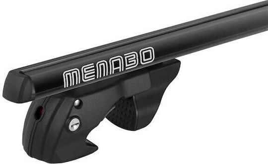 Menabo Sherman Black XL Roof Bars Mitsubishi Pajero Tr4 2006+