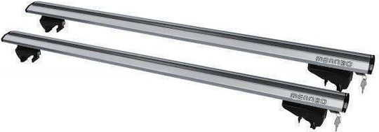 Menabo Lince Silber XL Querstangen Dachträger Hyundai Ix35 Geschweißte Stange 2010-2013