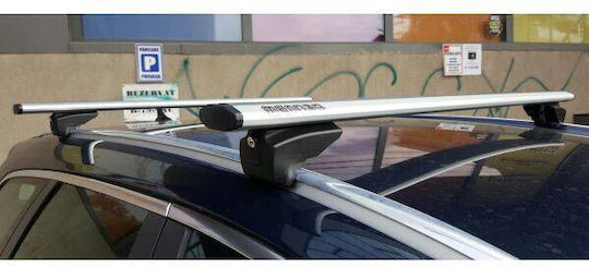 Menabo Lince Silber XL Querstangen Dachträger Hyundai Ix35 Geschweißte Stange 2010-2013