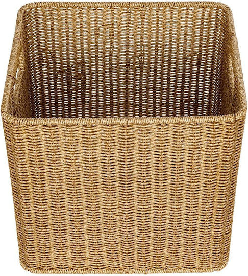 GloboStar Artificial Garden Caves Κασπώ Rattan Μπεζ 32x28x30εκ.