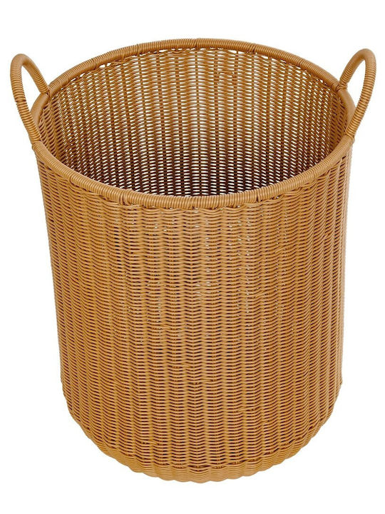 GloboStar Torino Κασπώ Rattan Μπεζ 37x37x52εκ.