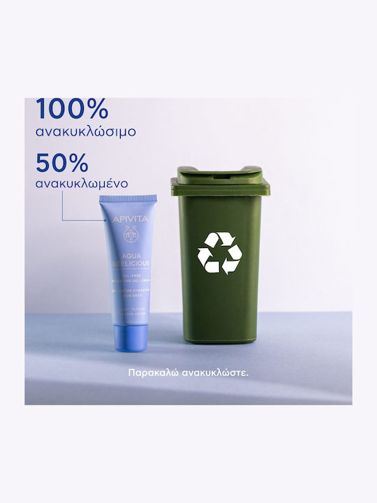 Apivita Routine Αqua Beelicious Set Îngrijire pentru Hidratare 3buc