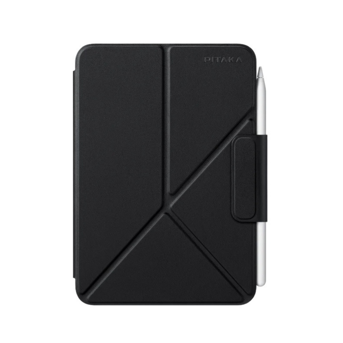 Husă Pitaka iPad Mini 6/mini A17 Pro Magez Folio 2 Negru Gri Husă Pitaka iPad Mini 6/mini A17 Pro Magez Folio 2 Negru Gri