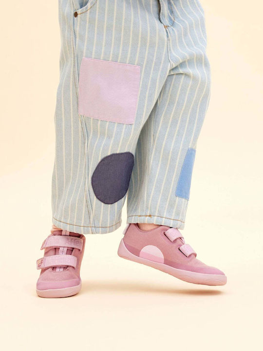 Παιδικά Sneakers με Σκρατς Ροζ