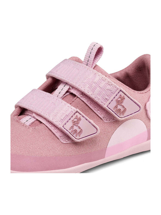 Παιδικά Sneakers με Σκρατς Ροζ