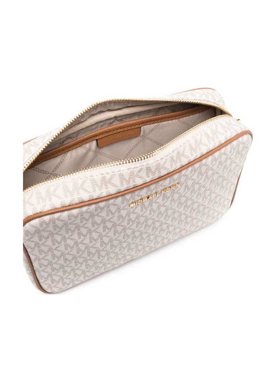 Leather Women's Bag Crossbody Beige