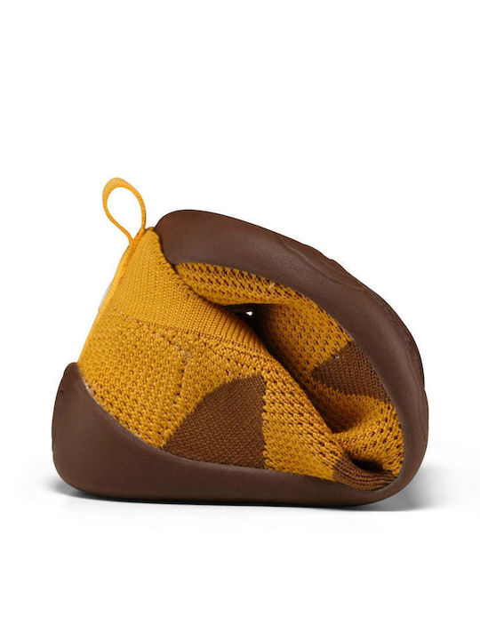 Παιδικά Sneakers Slip-on Κίτρινα