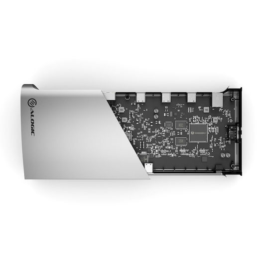 Alogic Thunderbolt 4 Докинг станция с 4K PD Ethernet Сребрист (TB4D3TB)