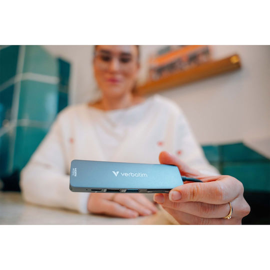 Verbatim USB-C Docking Station mit HDMI 4K PD Gray (32156)