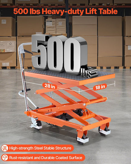Vevor Transport-Wagen in Orange Color