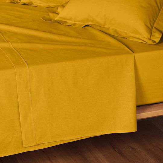 Douceur d'Intérieur Lina Σεντόνι King Size 300x240εκ. Yellow