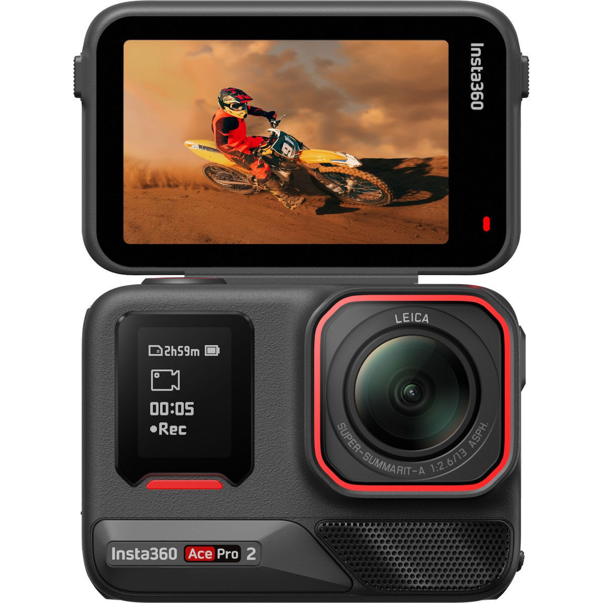 Insta360 Ace Pro 2 Action Camera 8K Υποβρύχια Standard Bundle με Οθόνη Αφής 2.4