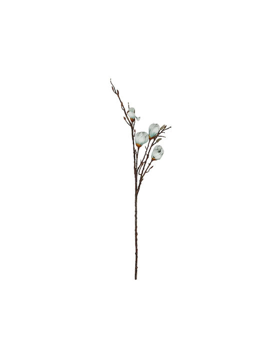 Globostar Artificial Garden Light Blue Magnolia Branch 21420 Τεχνητό Διακοσμητικό Κλαδί Μπλε Μαγνόλια Y105cm