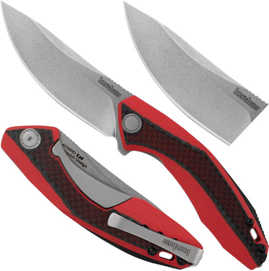Kershaw Тъмблър Джобно Ножче Червено
