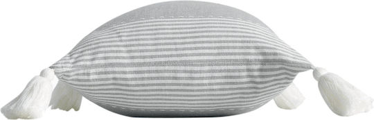 Douceur d'Intérieur Sofa Cushion Iliade Douceur Made of 100% Cotton Grey 1608225 30x50cm