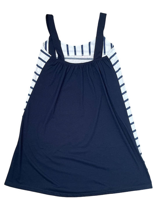 Rachel Καλοκαιρινό Γυναικείο Νυχτικό Navy