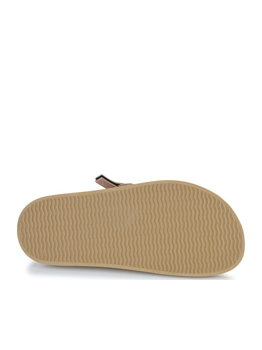 Vibe Women's Flat Sandals Brown
