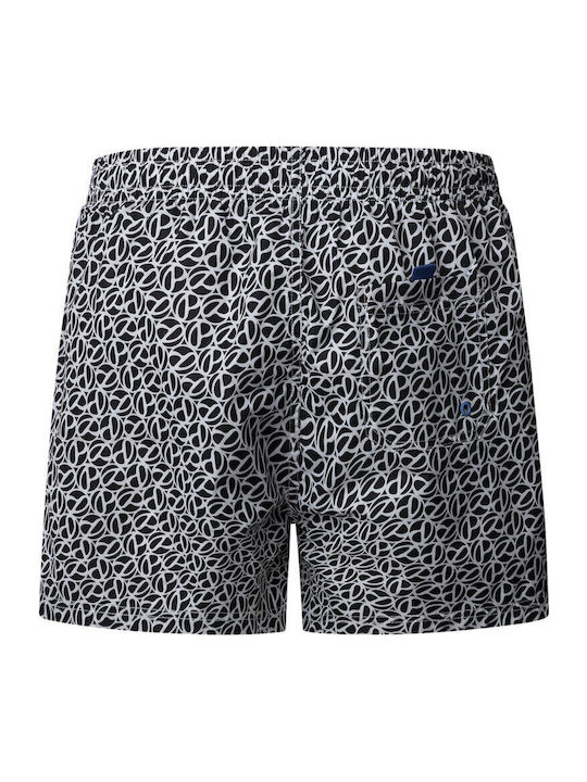 Men's Swimwear Shorts Black with Patterns