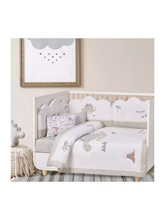 Das Home Βρεφικό Κουβερλί Microfiber Beige, Olive 110x150cm