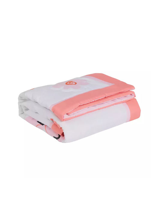 Das Home 4936 Βρεφικό Κουβερλί Microfiber Pink, White 110x150cm