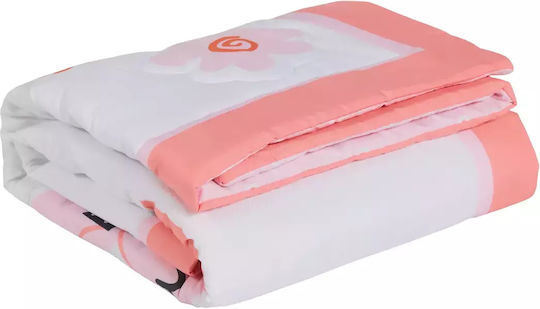 Das Home 4936 Бебешка кувертюра Микрофибър Pink, White 110x150см