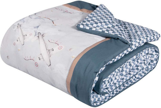 Greenwich Polo Club 8852 Βρεφικό Κουβερλί Microfiber Grey 110x150cm