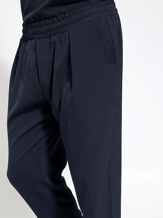 Trousers Elastic Blue