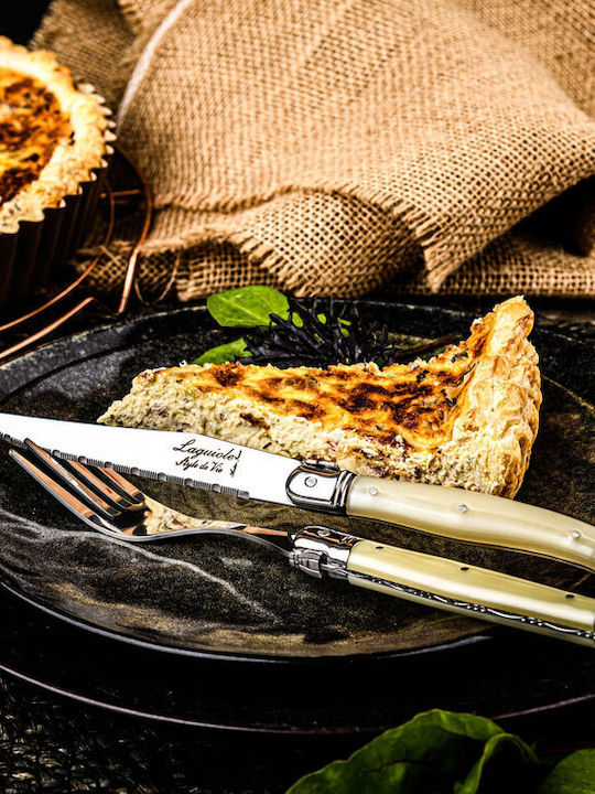 Laguiole Pearl Μαχαίρια Steak από Ανοξείδωτο Ατσάλι 6τμχ