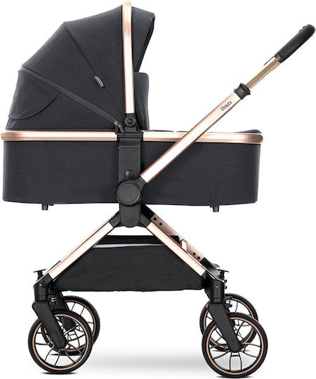 Lorelli Reya Adjustable 2 in 1 Baby Stroller Suitable for Newborn Black Jasper