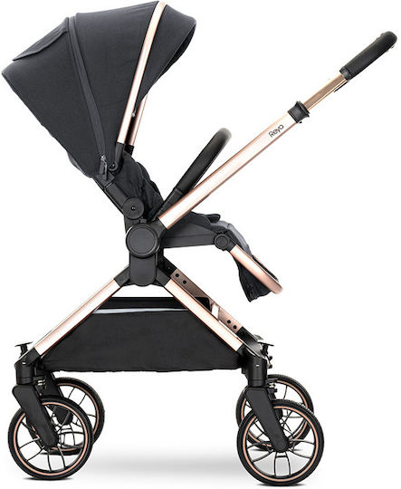 Lorelli Reya Adjustable 2 in 1 Baby Stroller Suitable for Newborn Black Jasper