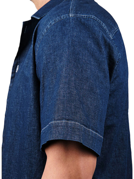 Short-sleeved Shirt Blue